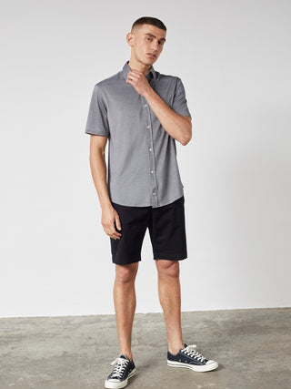 REDGREEN AMOS PIQUE SHIRT SS Shirt 4682 Navy Melange