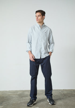 REDGREEN ANTON SHIRT LS (STRIPE) Shirt 1792 Dark Green