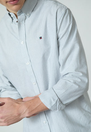 REDGREEN ANTON SHIRT LS (STRIPE) Shirt 1792 Dark Green