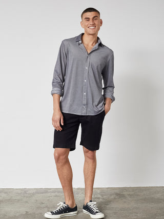 REDGREEN ARON PIQUE SHIRT LS Shirt 4682 Navy Melange