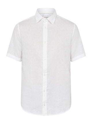 REDGREEN ASGER LINEN SHIRT SS Shirt White