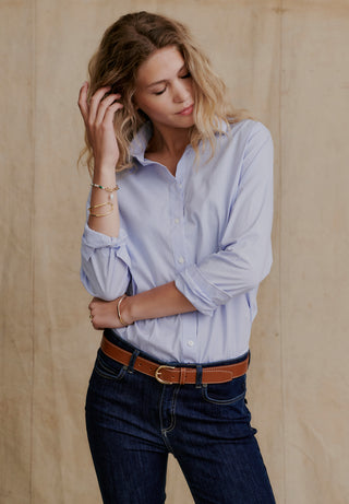 REDGREEN WOMAN Alba Shirt Shirts 162 Light Blue Stripe
