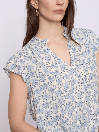 REDGREEN WOMAN Anemone Dresses / Shirts 363 Blue Pattern