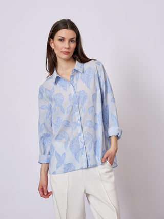 REDGREEN WOMAN Athena Shirts 163 Blue Stripe