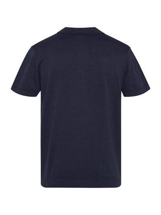 REDGREEN CADEN KNITTED POLO SS Knit 0682 NAVY