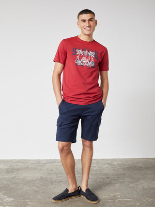 REDGREEN CARIUS T-SHIRT SS T-shirt 0442 Red