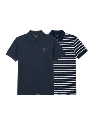 Amazon Redgreen Carlton 2-pack polo Polo Blue/White