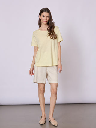 REDGREEN WOMAN Celina T-shirt Short Sleeve Tee 032 Yellow