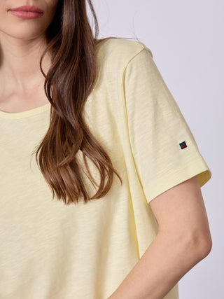 REDGREEN WOMAN Celina T-shirt Short Sleeve Tee 032 Yellow