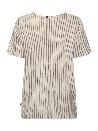REDGREEN WOMAN Celina T-shirt Short Sleeve Tee 385 Plum Pattern