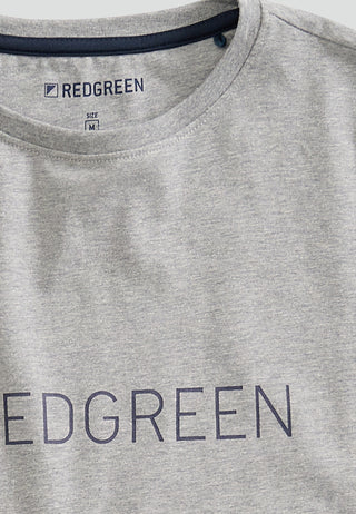 REDGREEN Chet T-shirt 413 Light Grey melange