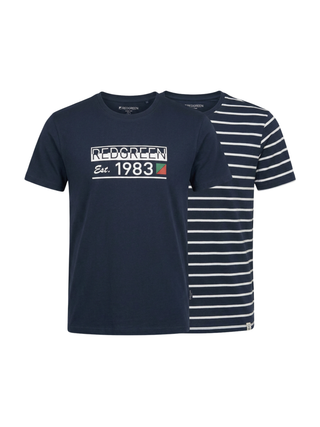 Amazon Redgreen Christopher 2-pack t-shirt T-shirt Blue/White