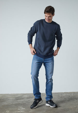 REDGREEN FLOYD O-NECK SWEAT Knit 4580 NAVY MELANGE