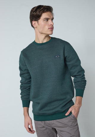 REDGREEN FLOYD O-NECK SWEAT Knit 4680 DARK GREEN MELANGE