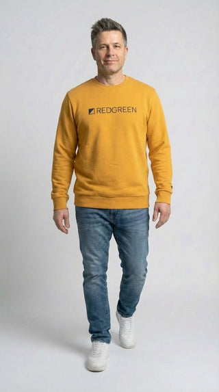 REDGREEN Frankie Logo Sweatshirt Sweatshirt Yellow