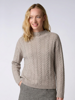 REDGREEN WOMAN Jasmin Knit 425 Dark Sand Melange