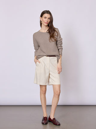 REDGREEN WOMAN Julia Knit Knit 425 Dark Sand Melange