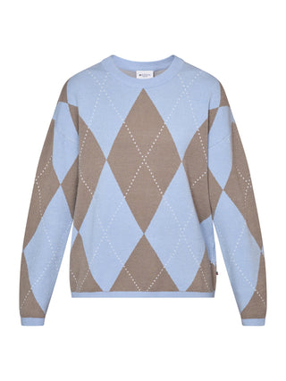 REDGREEN WOMAN Kaja Knit 363 Blue Pattern