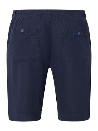REDGREEN LUCAN LINEN SHORTS Shorts 0682 NAVY
