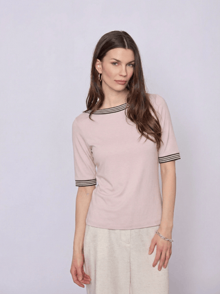 REDGREEN WOMAN Snee T-shirt Short Sleeve Tee 041 Rose
